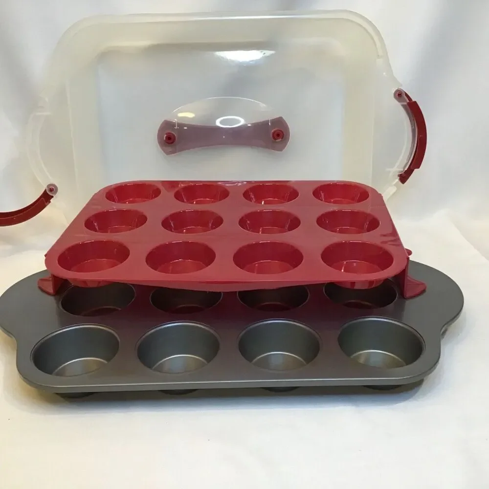 Chefmate 2-in-1 Portable 24-Cupcake/Muffin Carrier